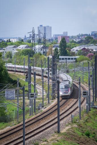 Deux rames TGV Atlantique