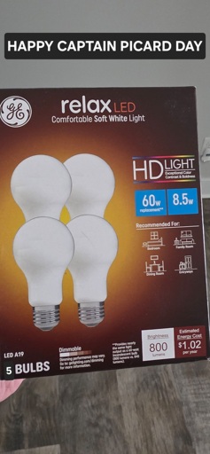 A box of *five* lights